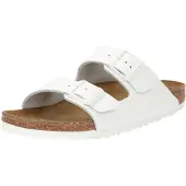 Birkenstock 1025061 Mule unie à semelle basse Arizona, blanche, taille 43