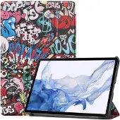 Cover-Discount Galaxy Tab S9 - Étui Smart Tri-fold Comics (Samsung Galaxy Tab S9), Étui pour tablette, Multicolore
