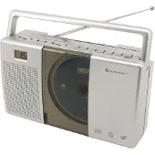 Soundmaster RCD1185 Radio FM portative avec lecteur CD-MP3 et fonction audiobook