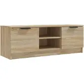 vidaXL Armoire TV Chêne Sonoma 102x35x36,5 cm Bois composite