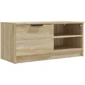 vidaXL Armoire TV Chêne Sonoma 80x35x36,5 cm Bois composite
