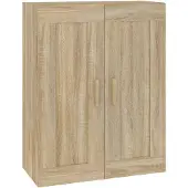 vidaXL Armoire murale chêne sonoma 69,5x32,5x90 cm bois ingénierie