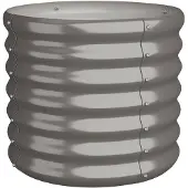 vidaXL Jardinière de jardin Acier galvanisé 40x40x36 cm Gris