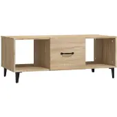 vidaXL Table basse chêne Sonoma 102x50x40 cm Bois composite