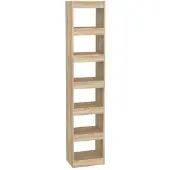 vidaXL Bibliothèque/Séparateur de pièce Chêne Sonoma 40x30x198 cm