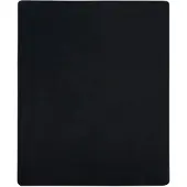 vidaXL Drap-housse Jersey Noir 90x200 cm Coton