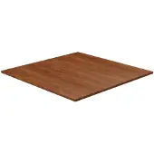 vidaXL Dessus de table carré Marron foncé80x80x1,5cm Bois chêne traité