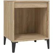vidaXL Table de chevet Chêne sonoma 40x35x50 cm