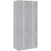 vidaXL Armoire Gris Sonoma 90x52x200 cm Bois composite
