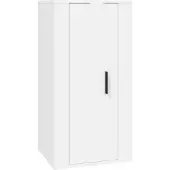 vidaXL Armoire TV murale blanche 40x34,5x80 cm