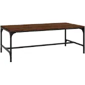 vidaXL Table basse marron imitation chêne 100x50x35 cm Bois composite