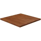 vidaXL Dessus de table carré Marron foncé60x60x2,5cm Bois chêne traité