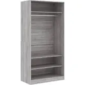 vidaXL Armoire Gris Sonoma 100x50x200 cm Bois composite