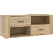 vidaXL Armoire TV Chêne Sonoma 100x35x40 cm Bois composite
