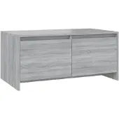 vidaXL Table basse Gris Sonoma 90x50x41,5 cm Bois composite