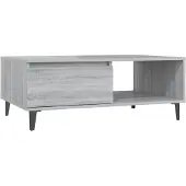 vidaXL Table basse Gris Sonoma 90x60x35 cm Bois composite