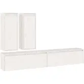 vidaXL Armoires TV 4 pcs. Blanc Pin massif