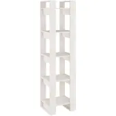 vidaXL Bibliothèque/Séparateur de pièce Blanc 41x35x160 cm Pin massif