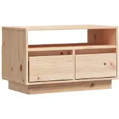 vidaXL Armoire TV 60x35x37 cm pin massif