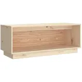 vidaXL Armoire TV 90x35x35 cm en pin massif