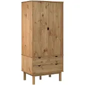 vidaXL Armoire OTTA 76,5x53x172 cm Pin massif