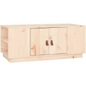 vidaXL Table basse 100x50x41 cm pin massif