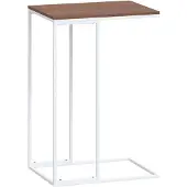 vidaXL Table d'appoint blanche 40x30x59 cm Bois composite