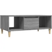 vidaXL Table basse Gris Sonoma 90x50x36,5 cm Bois composite