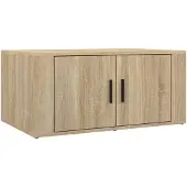 vidaXL Table basse en chêne Sonoma 80x50x36 cm Bois composite