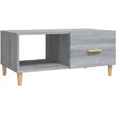 vidaXL Table basse Gris Sonoma 89,5x50x40 cm Bois composite