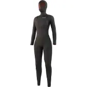 Mystic Gem 6/4/3 Mm Woman Long Sleeve Chest Zip Neoprene Suit Marron XS Femme