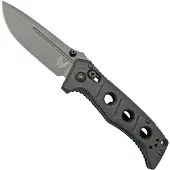 Benchmade Couteau pliant Mini Adamas CruWear Cobolt Grey, noir