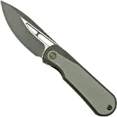 We Knife Couteau pliant Baloo Black Titanium, gray G10