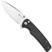 SENCUT Sachse, Black Micarta