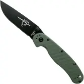Ontario Couteau pliant RAT-2 D2, noir, vert
