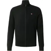 Napapijri Vestes en maille 'DAMAVAND' rouge / noir / blanc