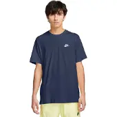 Nike T-Shirt 'Club' bleu marine / blanc