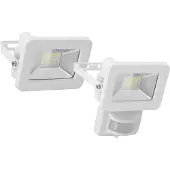 Goobay Projecteur d'extérieur LED 53875, 50 W, blanc - avec un flux lumineux de 4250 lm, une lumière blanc neutre (4000 K) et un presse-étoupe M16, adapté à une utilisation en extérieur (IP65)