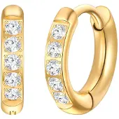 Eastside Boucles d'oreilles jaune d'or / transparent