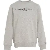 Tommy Hilfiger Sweat bleu nuit / gris chiné / rouge / blanc