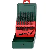 Metabo 627151000 Jeu de 19 mèches HSS-R 1-10mm