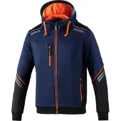 Sparco Hoodie pour Homme Sparco S02414BMAF1S Bleu Marine