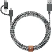 Native Union Belt Universal USB-A vers LightningUSB-CMic... Zebra USB-A vers Micro USB-C Lightning