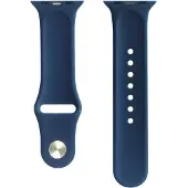 Evelatus Apple Watch 38/40/41mm Silicone Loop (132mm M/L) (38 mm, 40 mm, 41 mm, Silicone), Sangles de montre, Bleu
