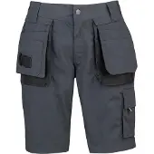 Storvik Pantalon de travail court Job Noir