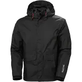 Helly Hansen Hommes, Vestes de pluie, Waterloo, Noir, (S)