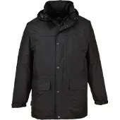 Portwest Parka imperméable doublée polaire Portwest Oban Noir L