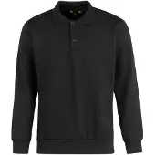 Storvik Napoli sweat de travail à col polo blanc