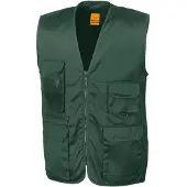 Result Gilet sans manches reporter multi-poches polycoton Noir L