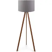 Opviq , AYD-1529, lampadaires, gris, MDF, 38 x 38 x 140 cm